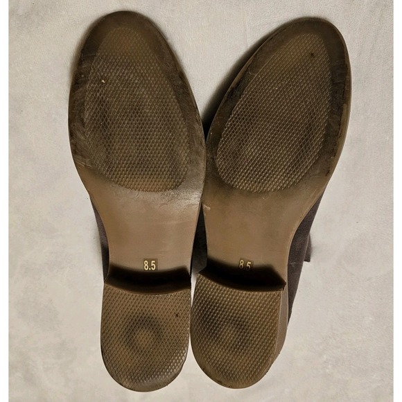 Steve Madden Laramie Gray Suede Cutout Ankle Booties Women's Size 8.5 - Picture 7 of 7